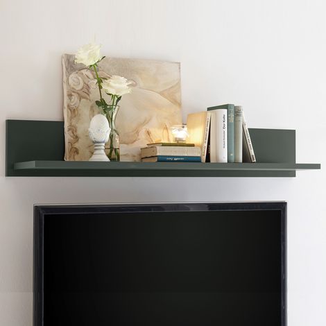 Landhaus Wandboard ATHEN-61 in edlem grün - B/H/T: 130/20/20 cm (1/5)