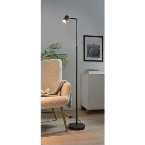 Orion91official ® - floor lamp 350 lm led Warm white light 2700k Tiltable and adjustable Color black - spacesorion91
