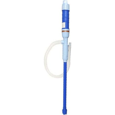 Pompe à Siphon,Pompe de Transfert de Liquide fonctionnant sur Batterie avec Tube Bendable,Pompe à Essence électrique - Pompe de transvasement de Diesel, Huile et Eau (Bleu) (1/4)