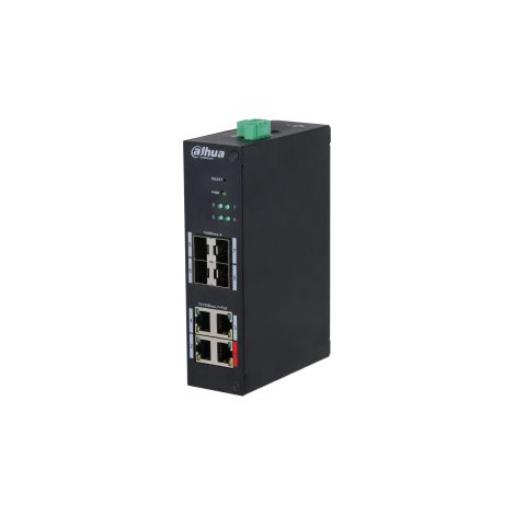 HS4408-4ET-96 - Switch hardened managed 8 porte (4 PoE 96 W) DinR