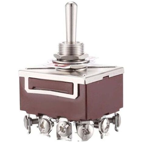 AC 380V 10A ON/OFF 3 Position Toggle Switch 4 Pin 4PDT (1/4)