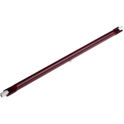 Rs Pro – Lampe à infrarouge 1300W – Culot R7S – Longueur 254 mm – Finition rouge pour éclairage ciblé – Durée de vie 5000 h (1/2)