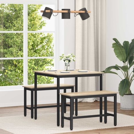 Dining Tables 80 x 80 x 75 cm Engineered Wood Sonoma Oak Square vidaXL