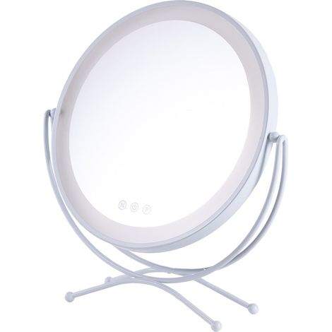 Espejo Iluminado Maquillaje LED 4200ºK 48x43Cm Blanco 40.000H [SUN-KRS-430A-W