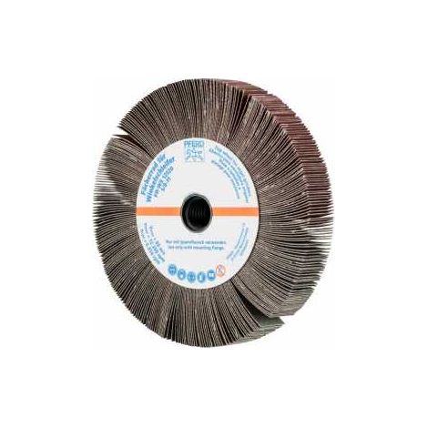 PFERD TOOLS Lamellenschleifrad für Winkelschleifer FR WS Ø 125x20mm 5/8-11 A240 universelle Anwendung 2 Stk (1/2)