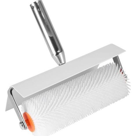 Self-leveling spiked roller, 250 mm, for epoxy floors, with splash guardHigh quality enhances quality of life. (1/5)