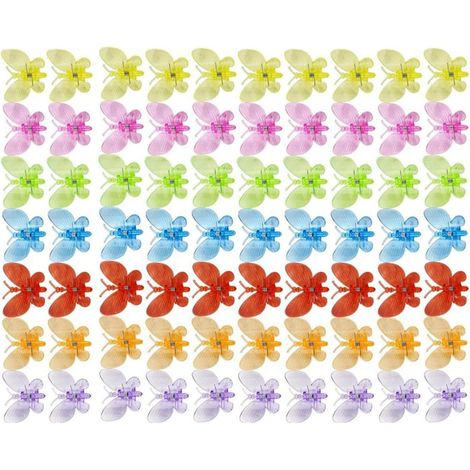 Lot de 70 pinces de jardin pour orchidées et plantes grimpantes, résistantes au vent, pour fixer les plantes d'intérieur et d'extérieur, faciles à utiliser. (1/5)