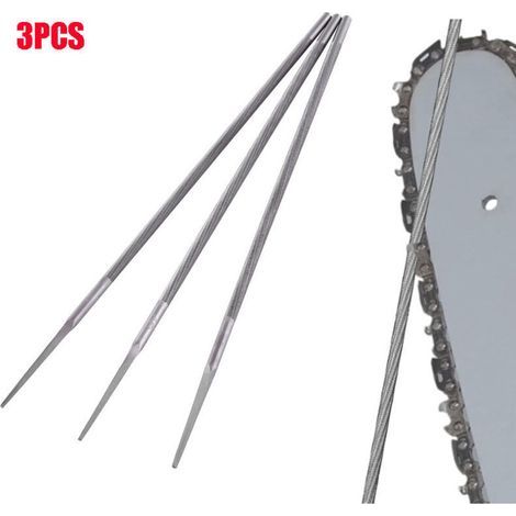 Set mit 3 runden Kettensägenfeilen, 4 mm (1/4)