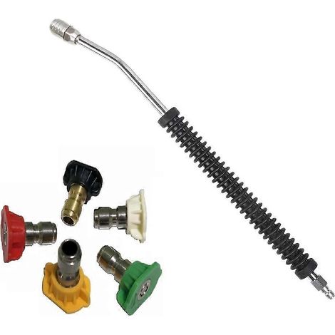 Water Sprayer Nozzle Long Rod Garden Sprinkler with Adjustable Hea High Pressure Irrigation Hose Nozzle Car Jet Washer (1/5)
