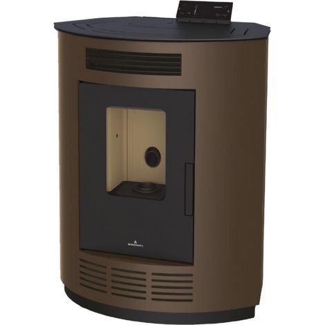 Poêle à pellet Nina Moka 9kW - Sans (1/3)