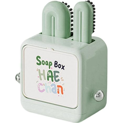 Brosse à récurer ergonomique grande capacité Porte-savon Outils de nettoyage ergonomiques pour la maison, la chambre, le salon, la cuisine, le plan de travail, l'évier, les vêtements, les tapis et l