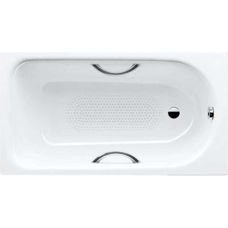 Kaldewei Advantage - Bañera rectangular Saniform Plus Star 331, 150x70 cm, con orificios para asas, antideslizante en toda su anchura, Perl-Effect, blanca 133134013001 (1/3)