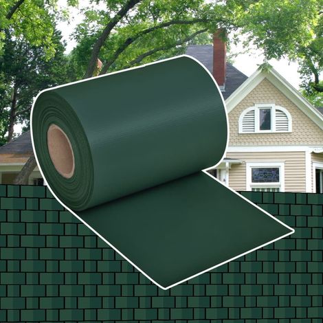 Brise Vue Écran d'intimité de jardin Pour Jardin, Balcon, Terrasse PVC 70 x 0,19 m Vert 20422 (1/5)