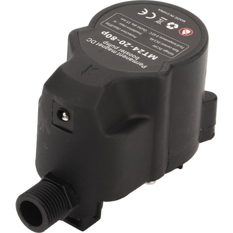 Pompe d'augmentation de pression d'eau automatique silencieuse pour douche petite pompe de recirculation 24V DC prise UE 100-240V (1/5)