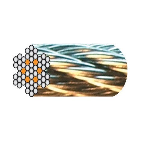Cable galvanizado 7x7 LEVAC - Ø2 mm - CRM 259 Kg - 1011AGE180