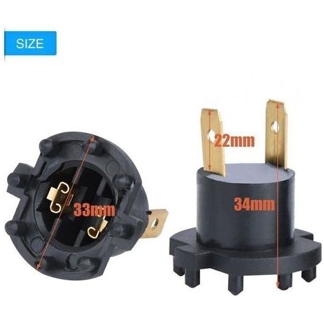 Paar Scheinwerferlampenfassungen für Mazda 3, 5, Kawasaki, Aprilia B28V510A3. H7-Lampenstecker, Scheinwerferfassung, Scheinwerferlampenfassungshalter. (1/3)