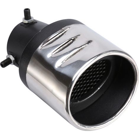 Convient aux silencieux d'échappement universels pour automobiles 2016 avec garniture chromée, en acier inoxydable de 57 mm. (1/5)