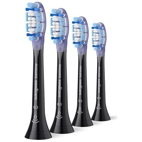 4er Pack Bürstenköpfe - PHILIPS - HX9054/88 - G3 Schwarz (1/5)