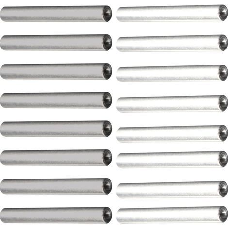 16pièces Tiges Électrolyseur Fer et Aluminium pour Testeur Eau Accessoires de Remplacement Chauffe-eau Haute Durabilité et Efficacité pour Expériences et Analyse Qualité Eau (1/5)