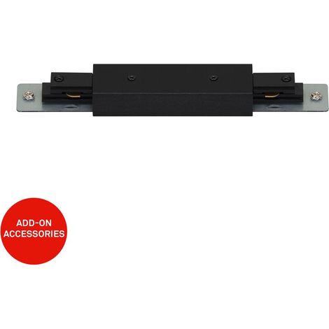Briloner Rail Système de rails, milieu, accessoires, composants d'extension, noir, 203 cm