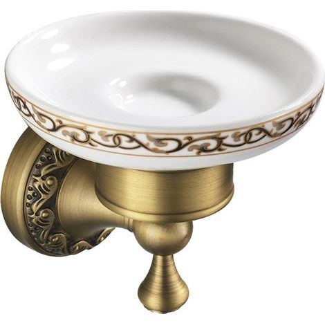 Bronze Color Soap Dish with Wall Mount Brass Shower Soap Holder in Antique Style High Quality with Timeless Design Ideal for Bathroom Toilet