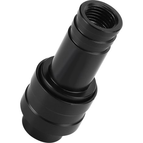 Raccord de refroidissement à eau - Accessoires informatiques - Laiton droit - Traversant G1/4 (Noir) (1/5)