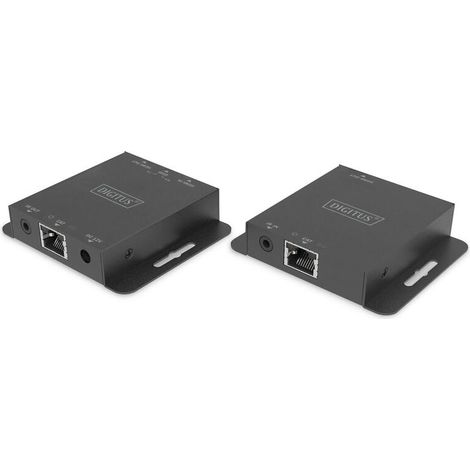 DIGITUS HDMI Extender Set USB 70m 4K schwarz (1/4)