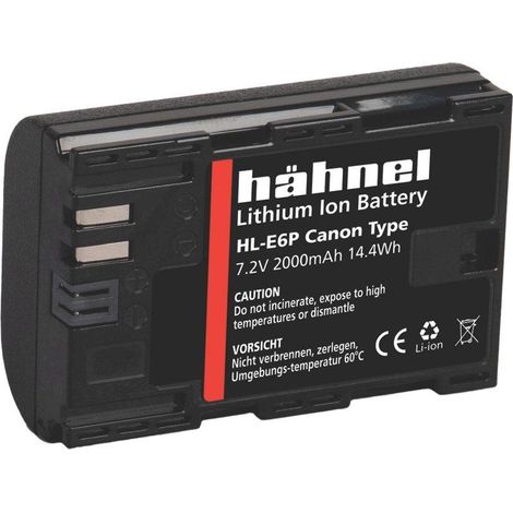 Batterie Hähnel HL-E6P Twin Pack 2000mAh protection surcharge