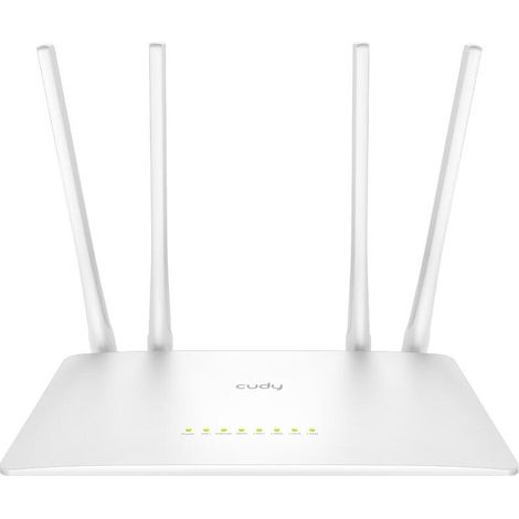 Cudy WR1200 router inalámbrico Ethernet rápido Doble banda (2,4 GHz / 5 GHz) Blanco (1/4)