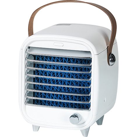 Mini climatiseur de bureau, purificateur d'air silencieux par évaporation, rafraîchisseur d'air, ventilateur de refroidissement LED 3 niveaux (1/5)