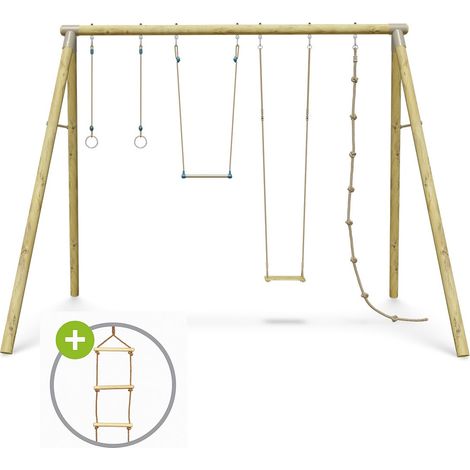 Portique bois 3 m Adulte Albert - 4 personnes (1/5)