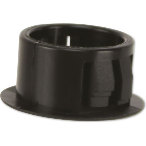 KSS Cache-trou Polyamide 6.6, noir, pour trou 15,9, diamètre du cache 19,5, 1 pièce