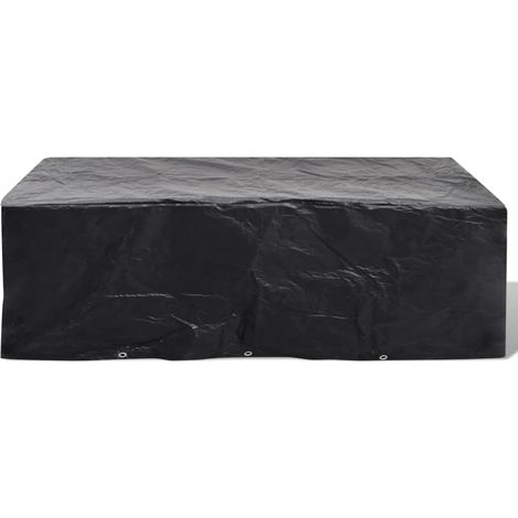 Cubierta para muebles de jardín 8 ojales 300x140x90 cm vidaXL