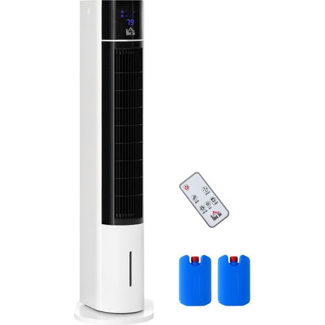Portable Air Cooler with 3L Tank, Evaporative Cooling Fan, 3 Modes, 3 Speeds, Remote Control, 60° Oscillation for Home Use (1/5)