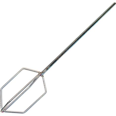 Trade Shop - Látigo De Acero Galvanizado Para Mezclador De Mortero Cola Pintura Longitud 40 Cm -
