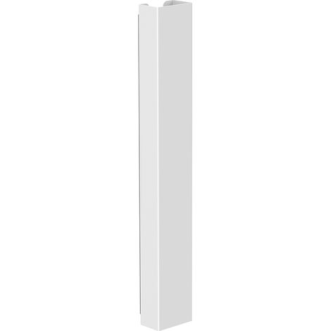 Goulotte passe-câbles verticale 35 cm – Installation magnétique – Pour bureaux – Couleur blanche – Gestion discrète des câbles – Kimex (1/4)