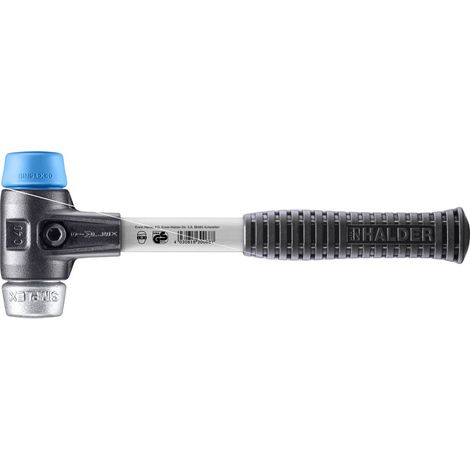 Hammer HALDER SIMPLEX TPE weich / Weichmetall mit verstärktem Tempergussgehäuse und Glasfaserstiel - D=40 mm - 3719.040 (1/5)