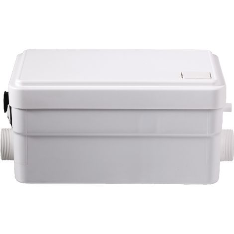 Pompa doccia silenziosa per sanitari, 250 W, pompa di scarico compatta per docce, lavelli, vasche da bagno, 2 ingressi