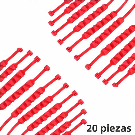 Chaînes à neige pour moto, 10Pcs, antidérapantes réutilisables, sécurité d'urgence hivernale, accessoires pour pneus de moto (1/4)