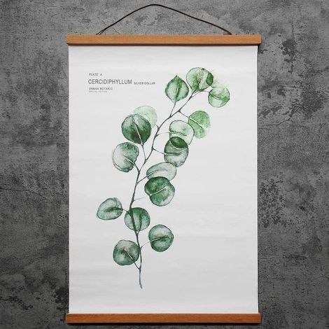 Cadre pour poster magnétique A4 - En bois - Pour impression d'art, chambre, salon et bureau Largeur : 40 cm- (1/5)