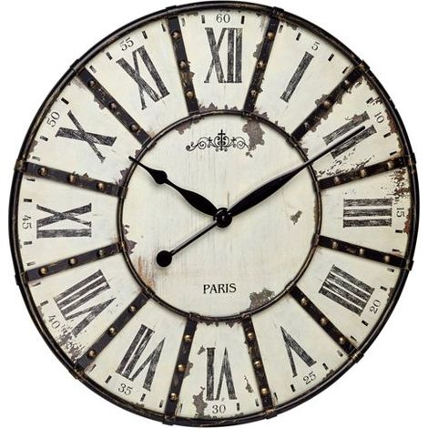 TFA 60.3039.02 VINTAGE XXL Design Wanduhr (1/3)