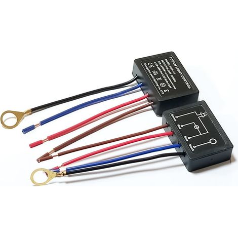 2 pièces 3 Voies capteur Tactile gradateur Interrupteur Lampe de Bureau capteur Module Module de Commande 3 Segments Mode de Gradation gradateur (1/5)