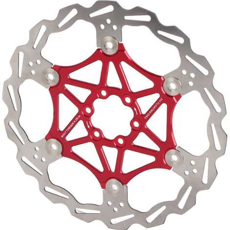 Disque de frein flottant pour VTT, accessoire de frein pour vélo (rouge 203 mm) (1/5)