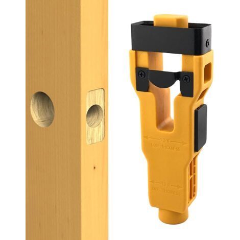 Kit de verrouillage carré - Kit de perçage - Outil de verrouillage - Accessoires de coupe et de fendage ergonomiques et de précision (1/5)