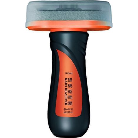 Produit anti-buée portable pour pare-brise automobile (100 ml), résistant à la pluie.-14X9cm