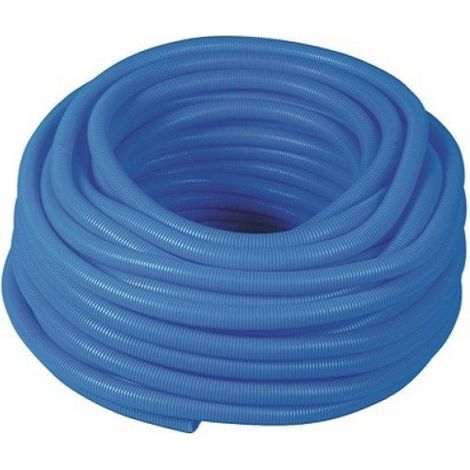 Gaine en polypropylène bleue 100m Ø 20 intérieur - Ø 24 extérieur