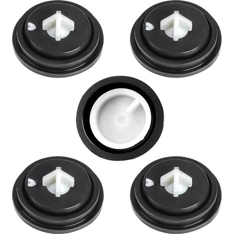5PCS Rondelles de Diaphragme de Soupape, Rondelles de Joint Chasse d'Eau WC, Membranes pour Robinet Flotteur, Joints de Diaphragme à Entrée Latérale pour l'Entretien des Chasses D'eau des Toilettes