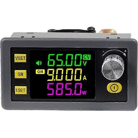 Convertisseur Buck Boost CC CNC XY6509, alimentation à tension régulée ajustable 65 V 9 A 585 W, module de courant à tension constante unique WHBYV (1/4)