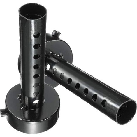 Lot de 2 silencieux d'échappement universels pour moto de 48 mm (DB killer 48 mm) - Noir (1/5)