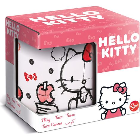 Tazza in ceramica Stor da 325 ml in confezione regalo con Hello Kitty YA